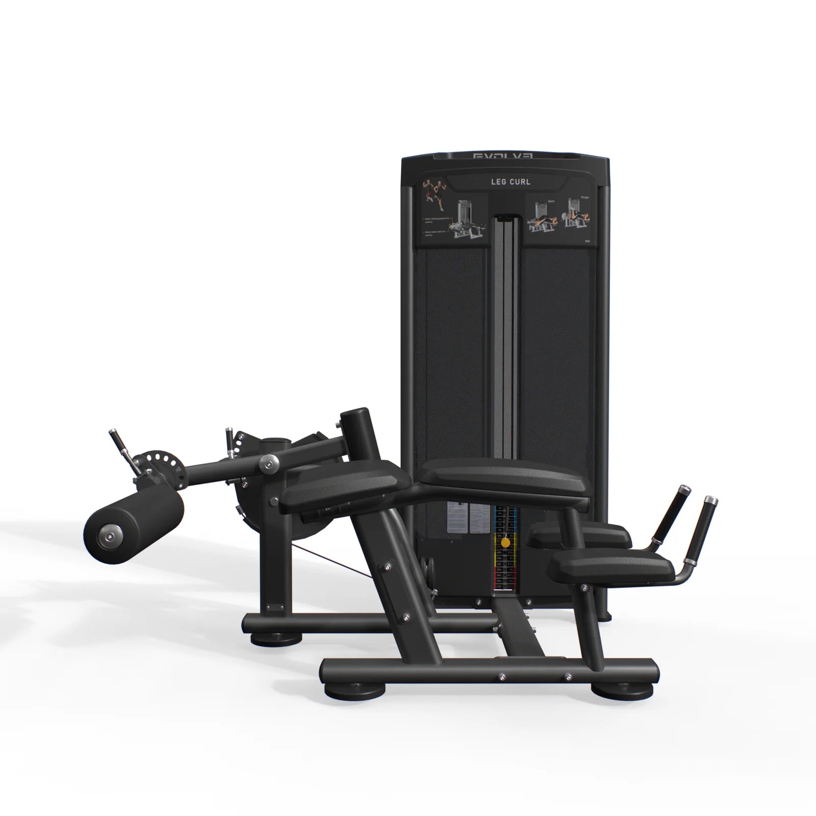 Appareil de musculation des jambes en position couchée - Evolve Fitness Ultra Series SC-UL-150 à charge guidée