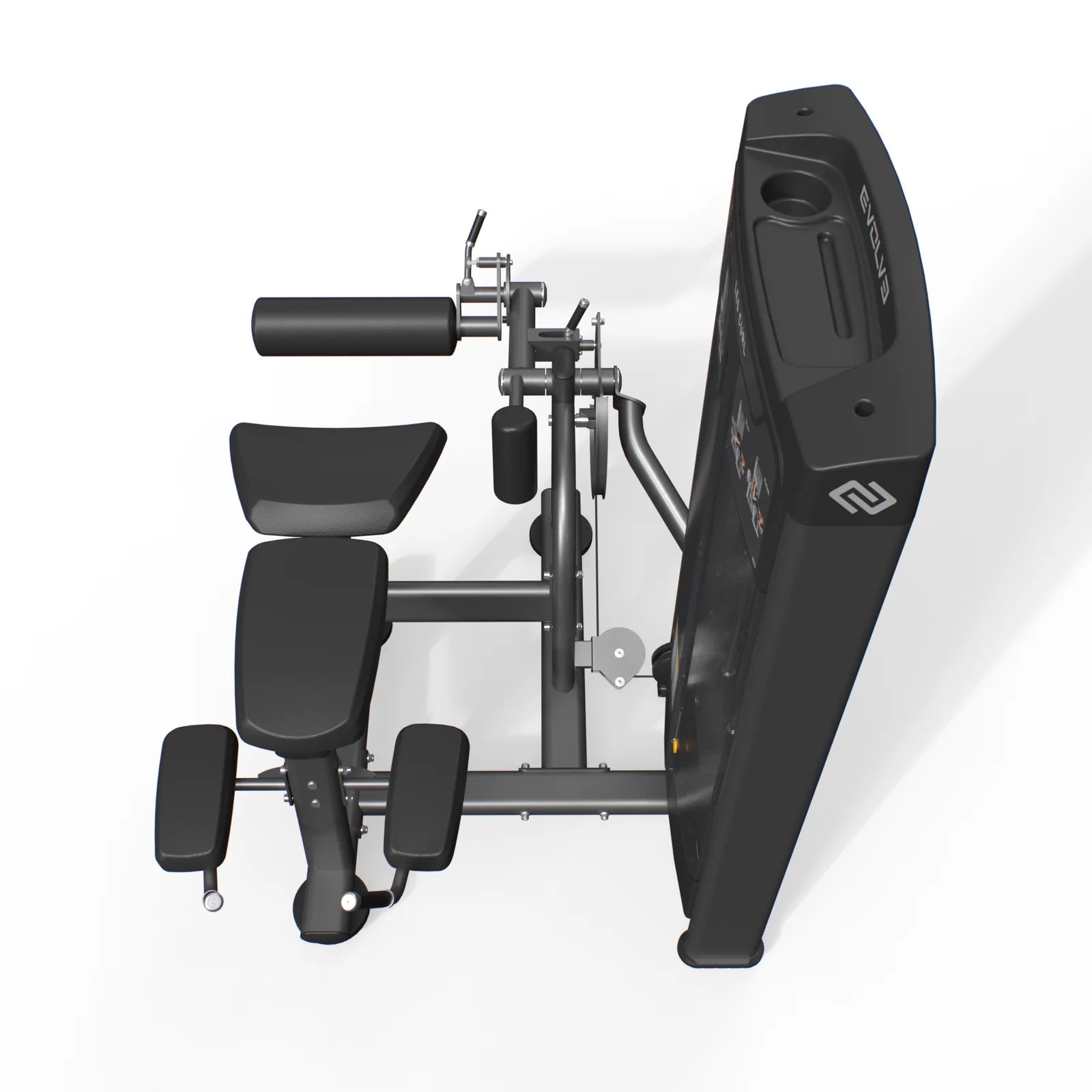 Appareil de musculation des jambes en position couchée - Evolve Fitness Ultra Series SC-UL-150 à charge guidée