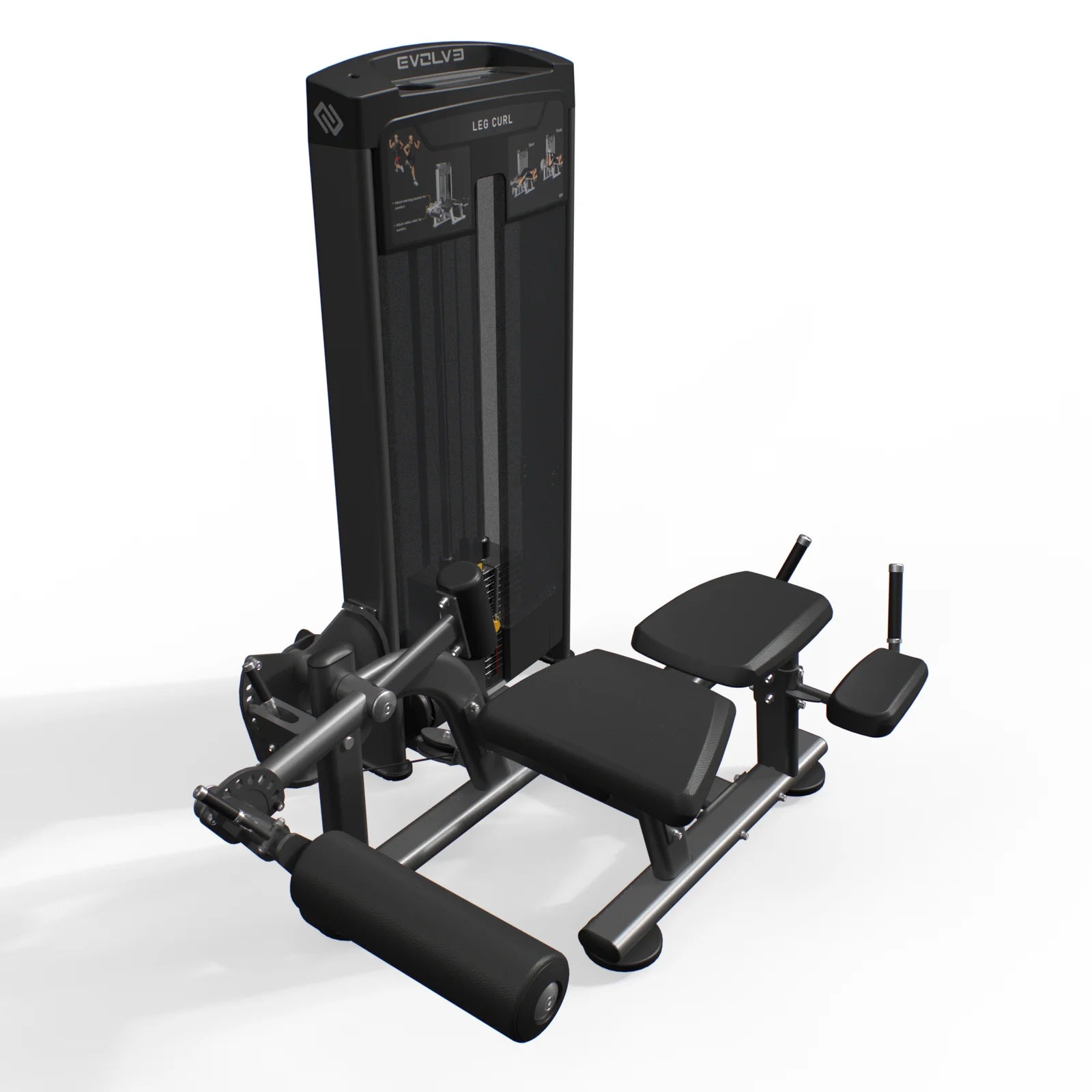 Appareil de musculation des jambes en position couchée - Evolve Fitness Ultra Series SC-UL-150 à charge guidée