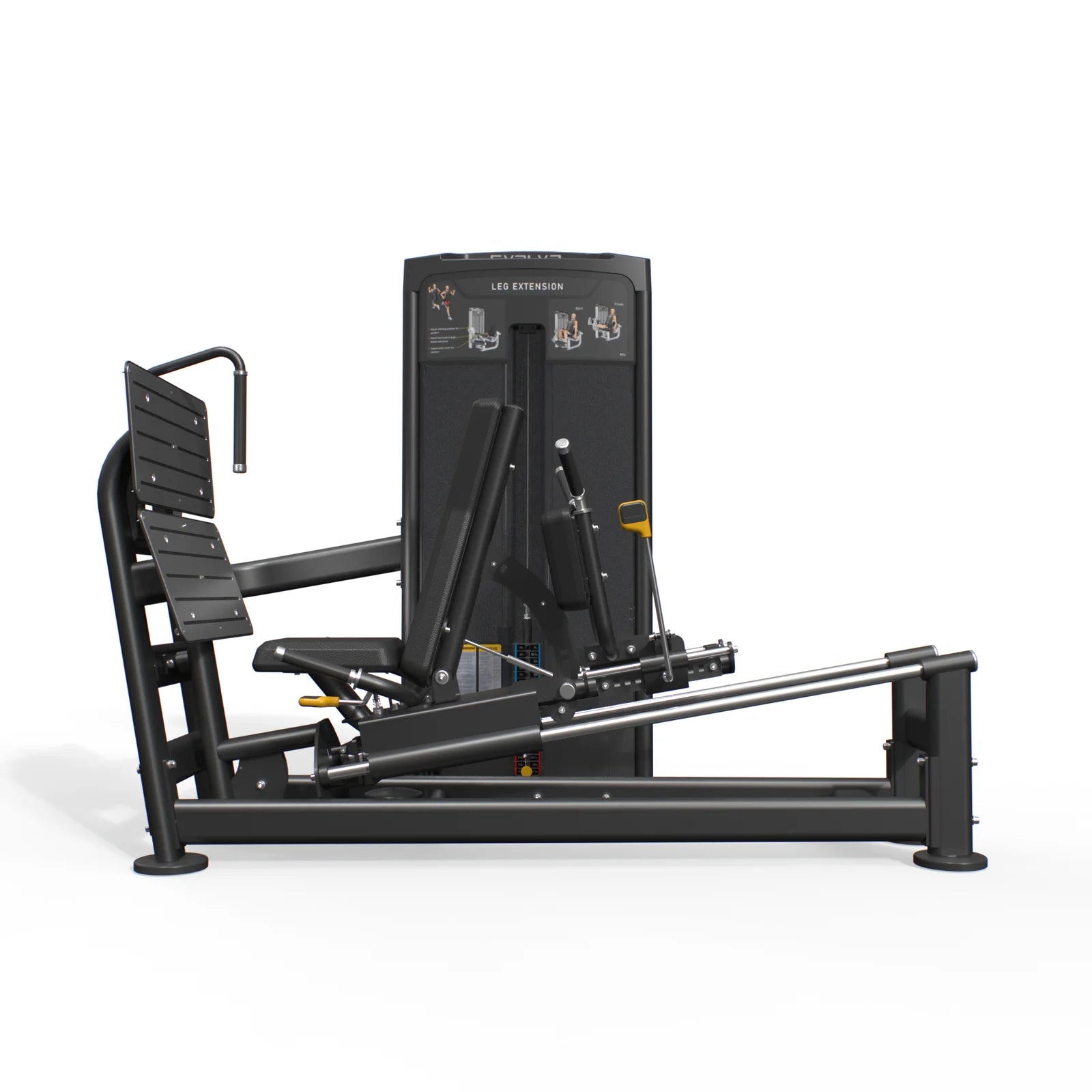 Presse à jambes / Machine à squat hack - Evolve Fitness Ultra Series SC-UL-160 à charge guidée
