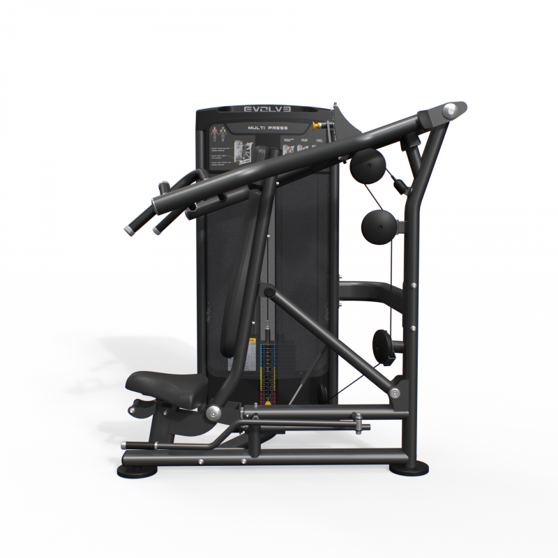 Multi Press Machine (Chest & Shoulder Press) - Evolve Fitness Ultra Series SC-UL-290 Selectorized