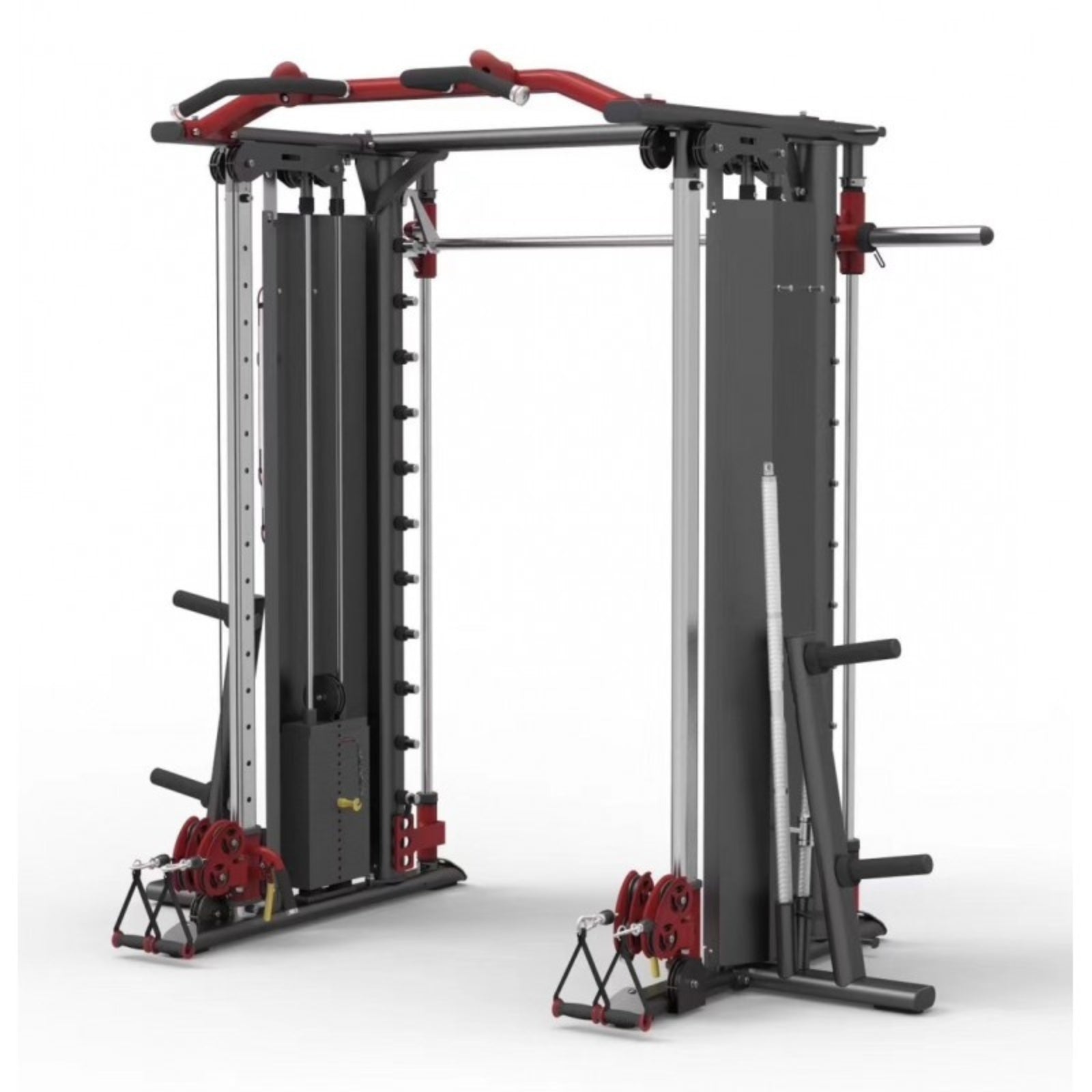 Machine Smith multifonctionnelle et crossover à câbles - Evolve Fitness PL-PR-950 à charge guidée