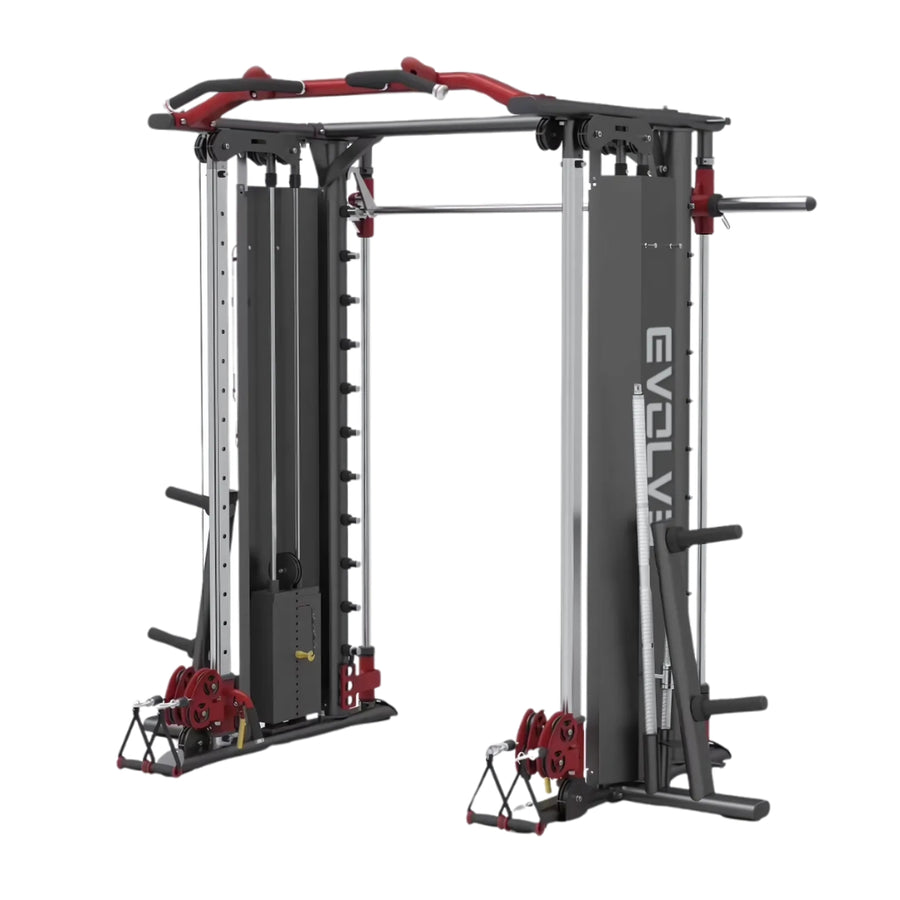 Multifunctionele Smith Machine & Cable Crossover - Evolve Fitness PL-PR-950 Selectorized