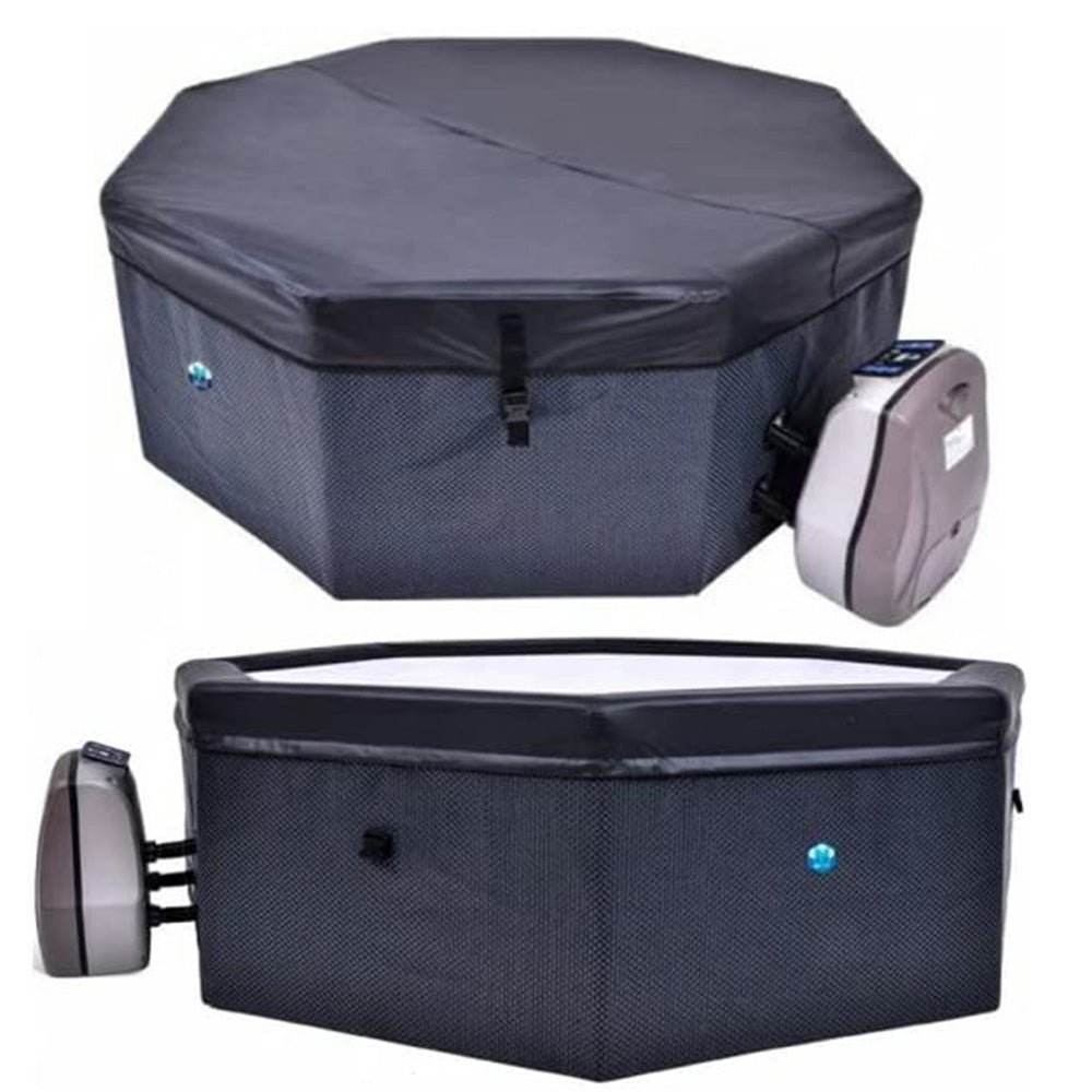 Spa de surface NetSpa Octopus avec ensemble de meubles pour 5/6 personnes