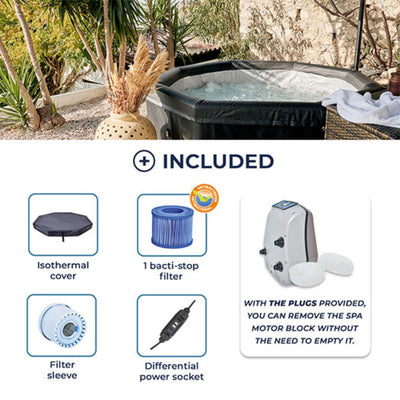 NetSpa Octopus opbouw spa voor 5/6 personen