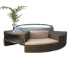 Spa de surface NetSpa Vita Premium avec ensemble de meubles pour 5/6 personnes