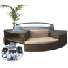 NetSpa Vita Premium opbouw spa met meubelset voor 5/6 personen