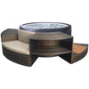 Spa de surface NetSpa Vita avec ensemble de meubles pour 4 personnes
