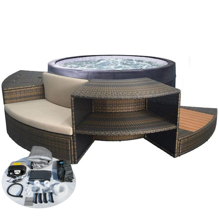Spa de surface NetSpa Vita avec ensemble de meubles pour 4 personnes