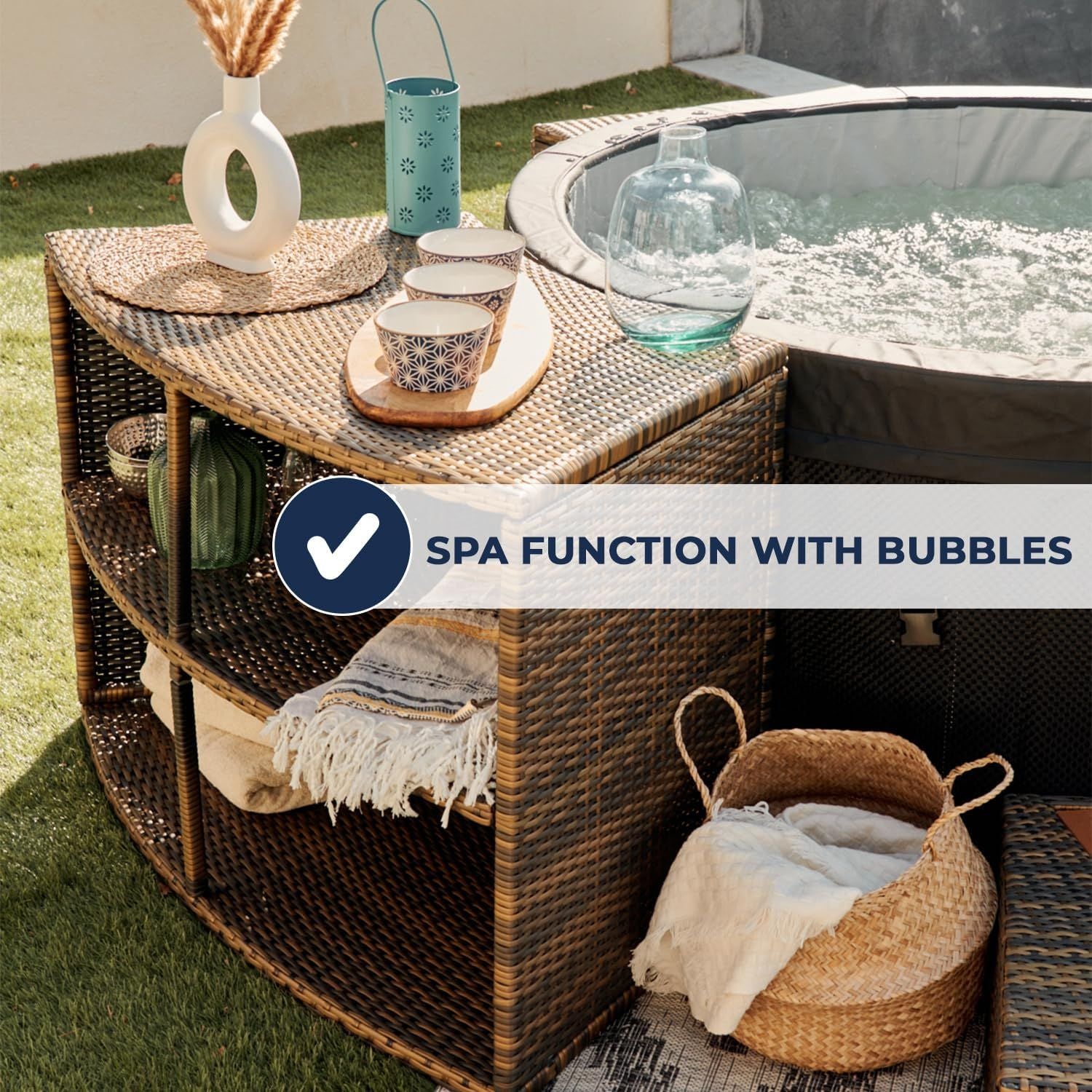 NetSpa Ice Vita ijsbad + spa voor 4 personen - multifunctioneel - 3kW