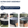 NetSpa Ice Vita ijsbad + spa voor 4 personen - multifunctioneel - 3kW