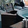 NetSpa Ice Vita ijsbad + spa voor 4 personen met meubelset - multifunctioneel - 3kW
