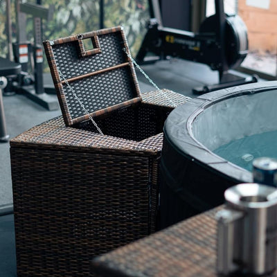 NetSpa Ice Vita ijsbad + spa voor 4 personen met meubelset - multifunctioneel - 3kW