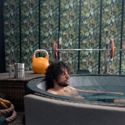 NetSpa Ice Vita ijsbad + spa voor 4 personen met meubelset - multifunctioneel - 3kW
