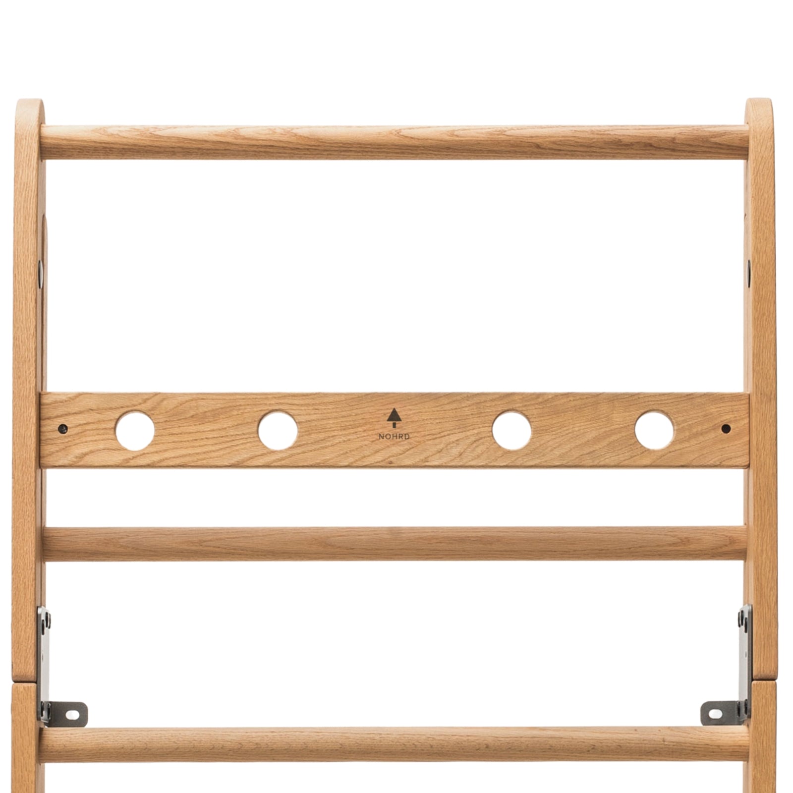 NOHRD Wallbars Eiken - Uitklapbaar wandrek  - Eikenhout
