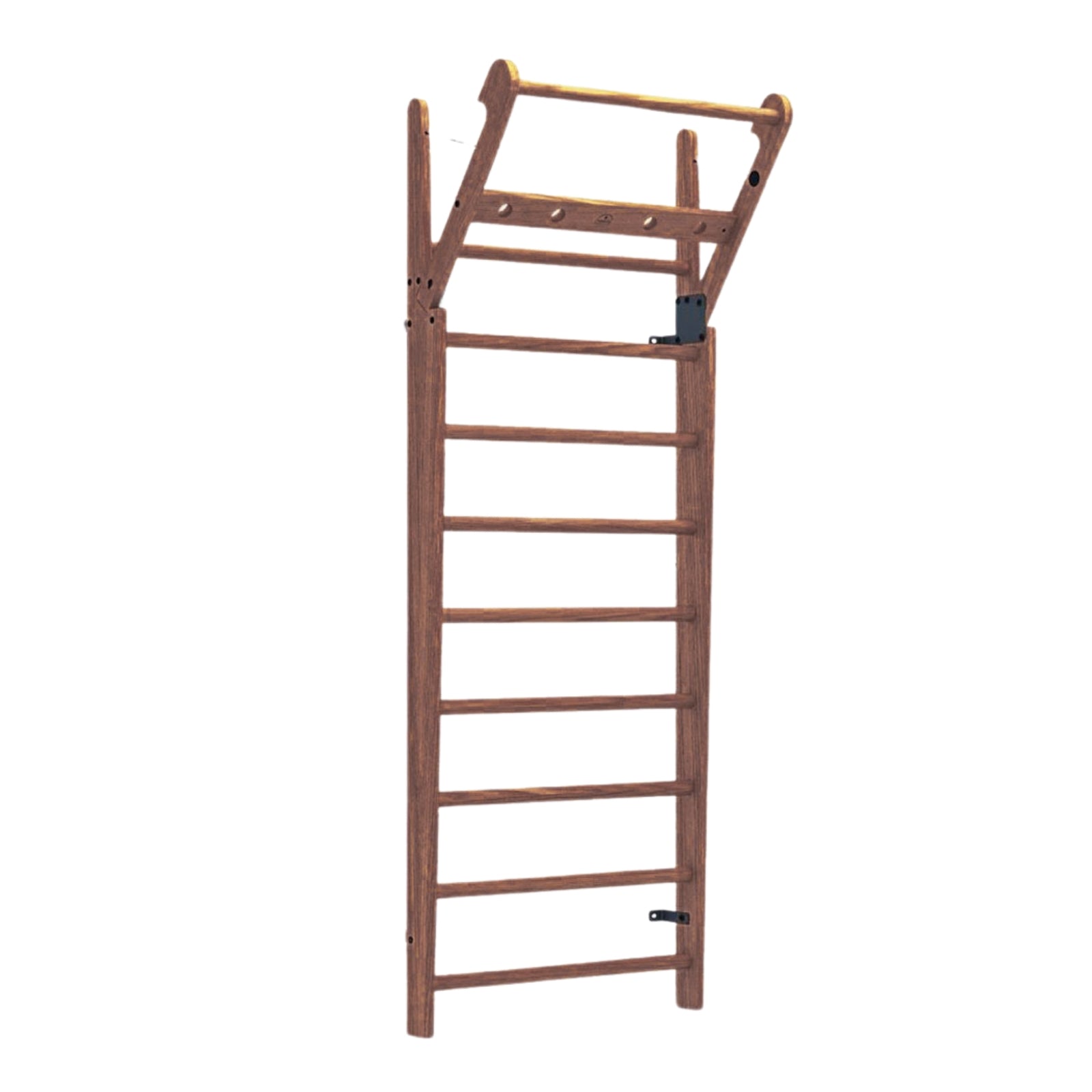 NOHRD Wallbars Vintage Eiken - Uitklapbaar wandrek  - Gebeitst eikenhout