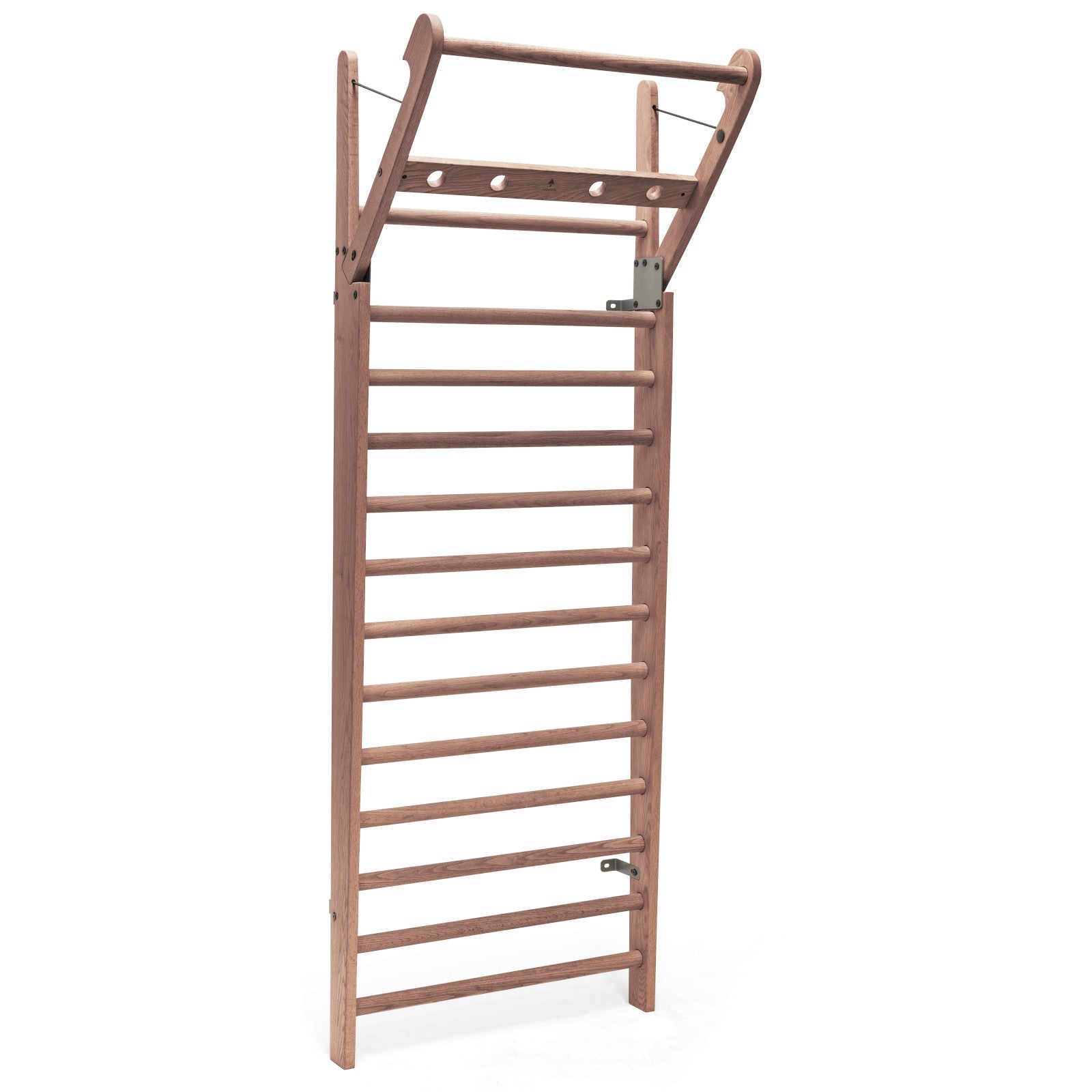 NOHRD Wallbars Vintage Eiken - Uitklapbaar wandrek  - Gebeitst eikenhout