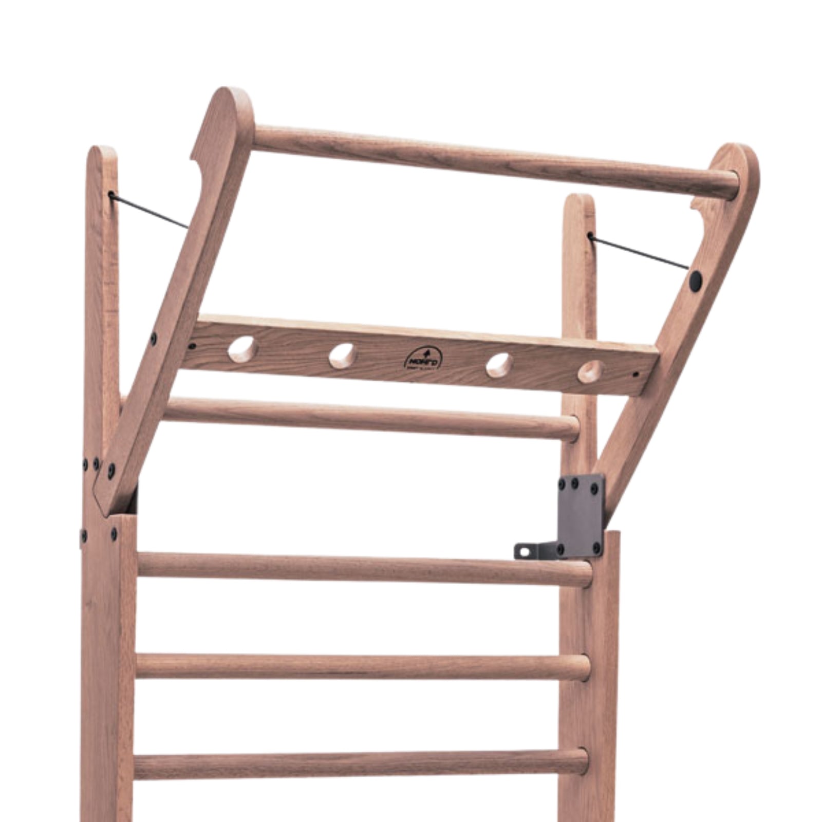NOHRD Wallbars Vintage Eiken - Uitklapbaar wandrek  - Gebeitst eikenhout