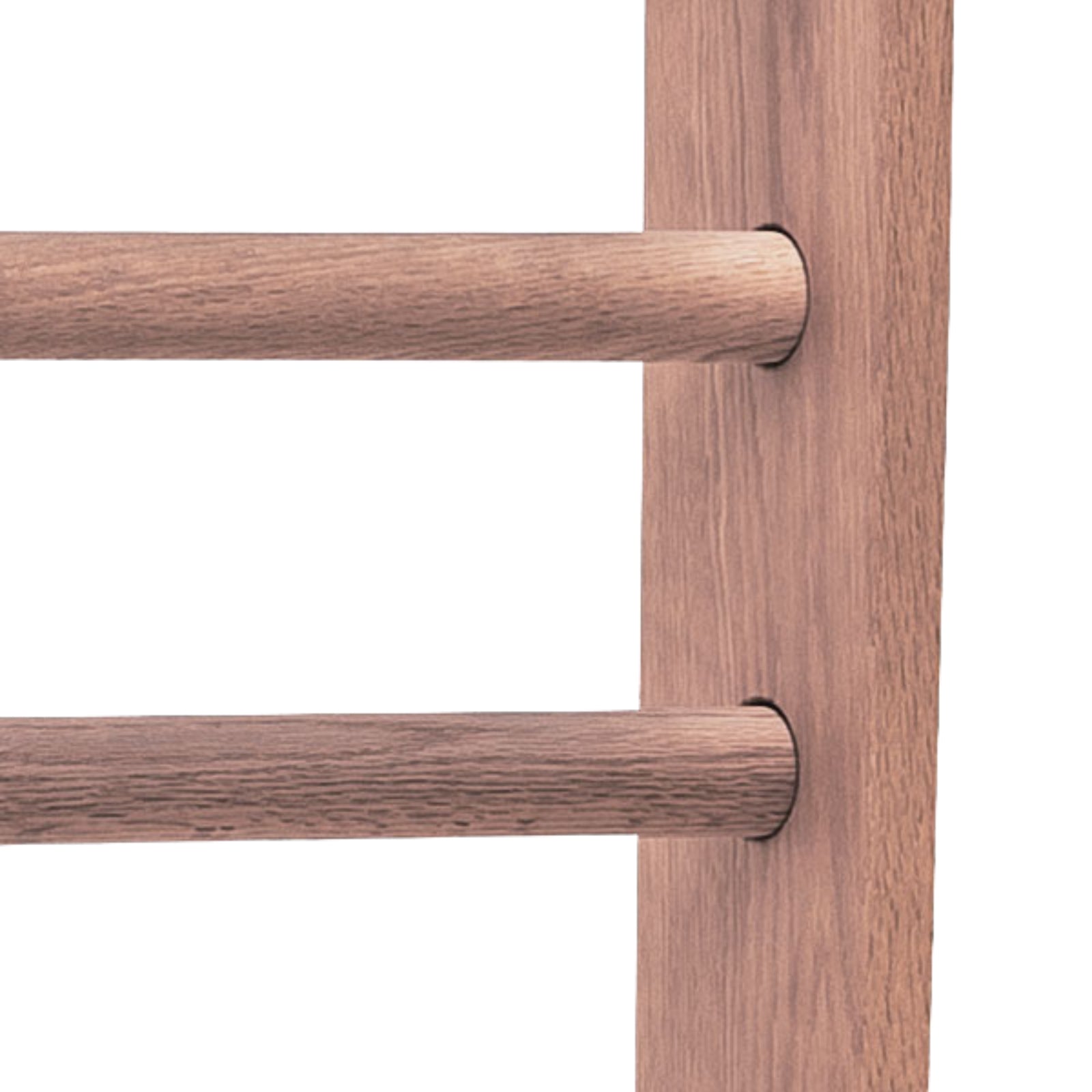 NOHRD Wallbars Vintage Eiken - Uitklapbaar wandrek  - Gebeitst eikenhout