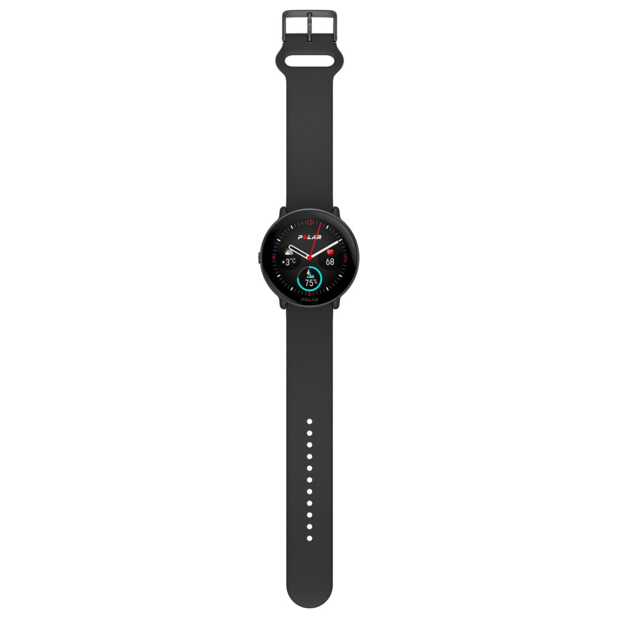 Polar Ignite 3 Night Black (zwart) - Premium Multisport Horloge S-L