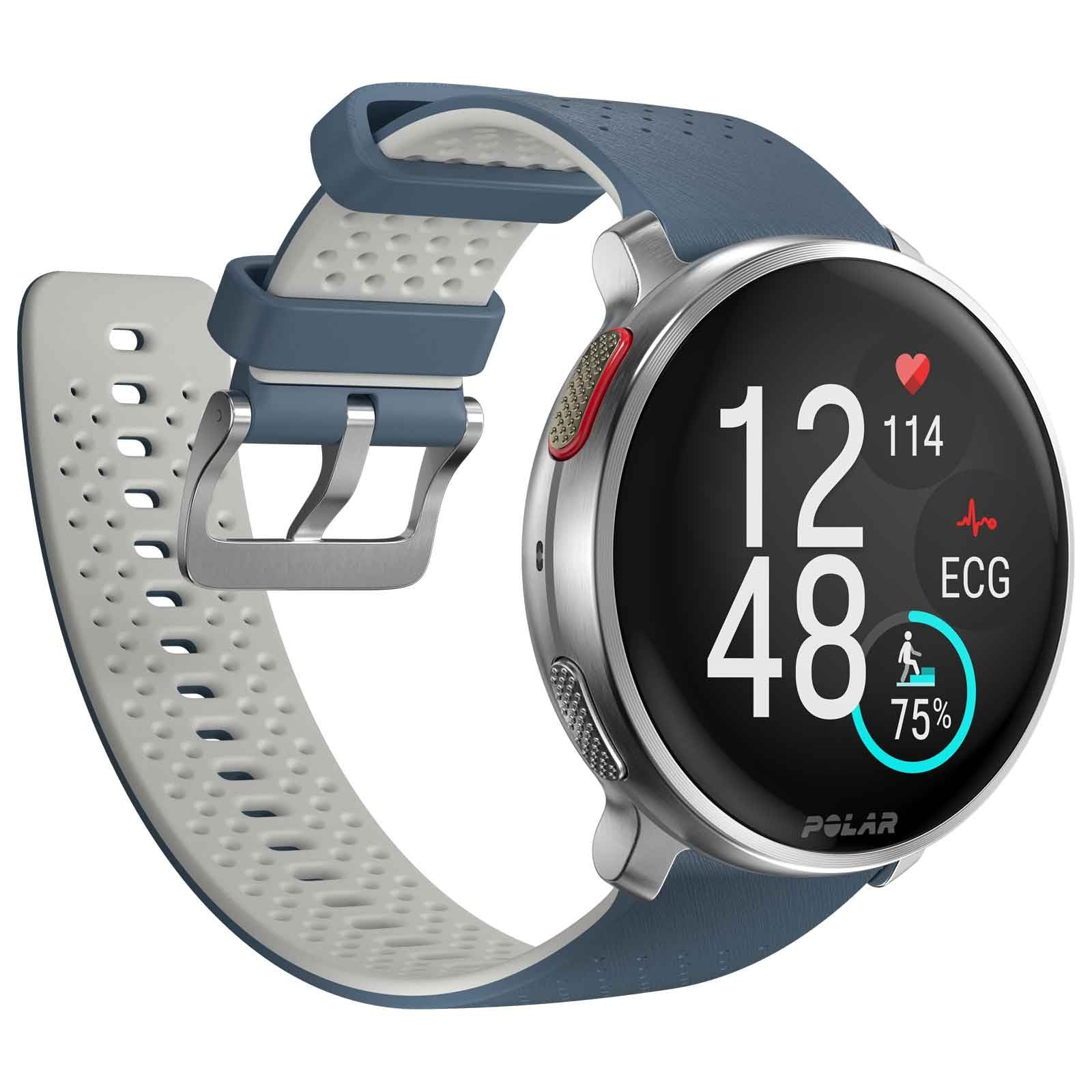 Polar Vantage V3 Sky Blue - Premium Multisport Horloge S-L