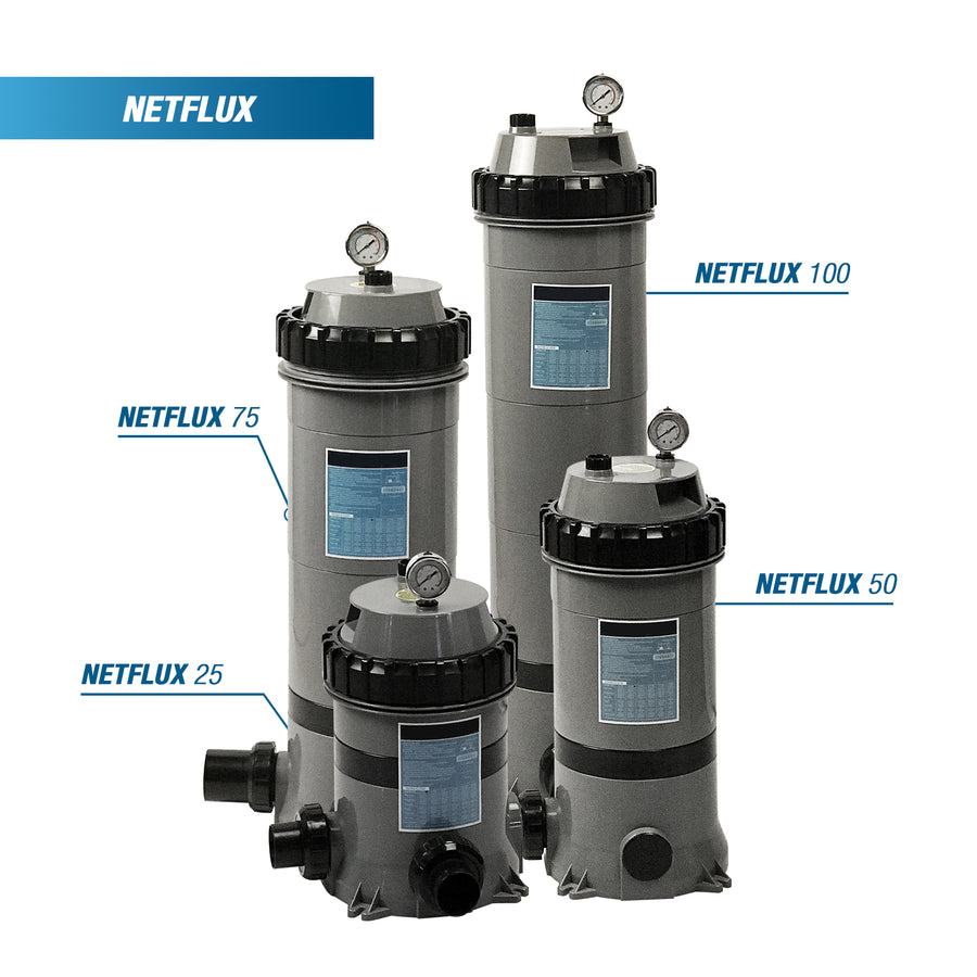 Poolex Netflux - Patroon filtersysteem / single-cartridge filtersysteem voor zwembad