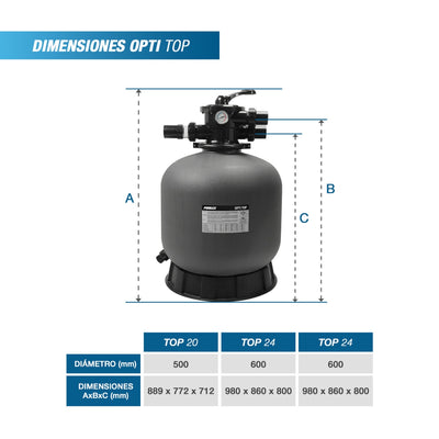 Poolex Opti Top - zandfilter voor zwembad (top-mount)