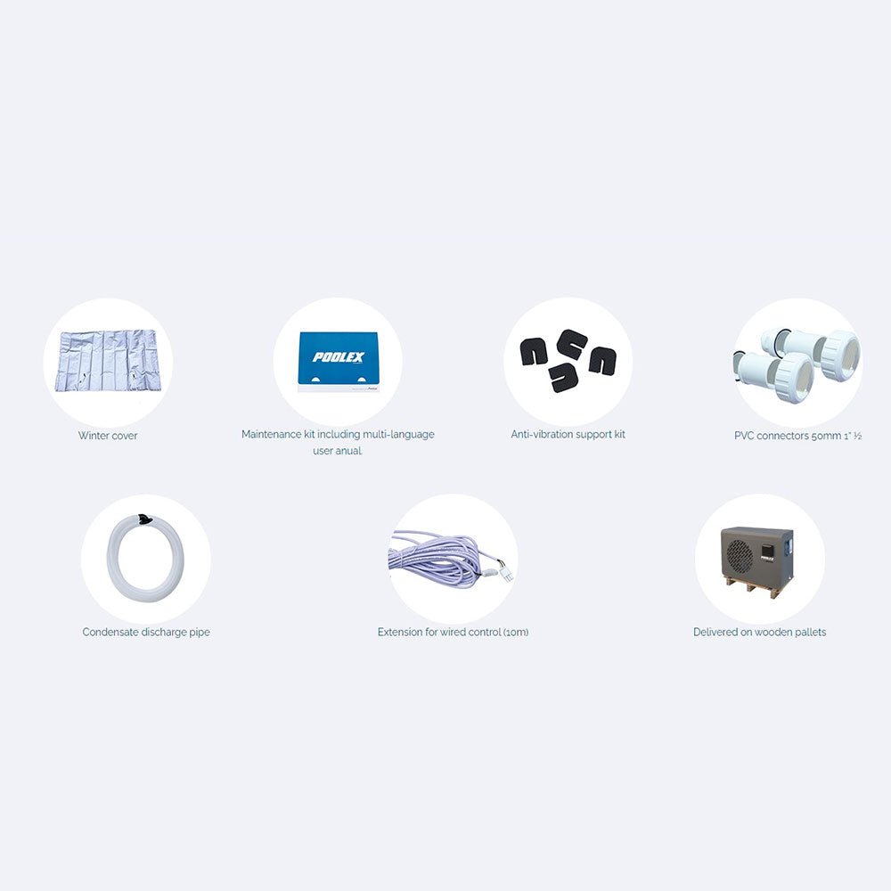 Poolex Silverline Full Inverter 150 warmtepomp voor zwembaden tot 65-80 m3