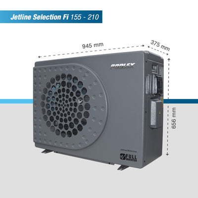 Poolex Jetline Selection Fi 155 Wärmepumpe für Schwimmbäder bis 65-80 m3
