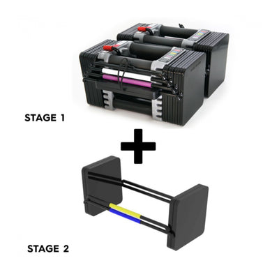 Verstelbare dumbbells 2 tot 32 KG (set van 2) - Powerblock Elite EXP (fase 2) PBELSET2