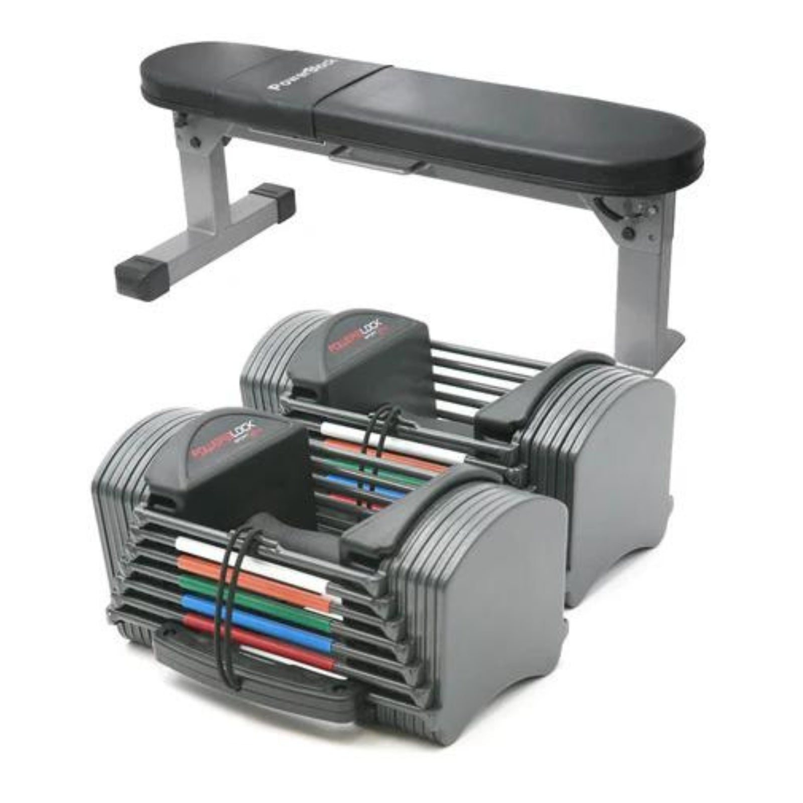 Pack d'entraînement Powerblock 2 - PBPACK2 - Banc d'entraînement PBBETR et kit PowerBlock Sport 24 (PBSP24)