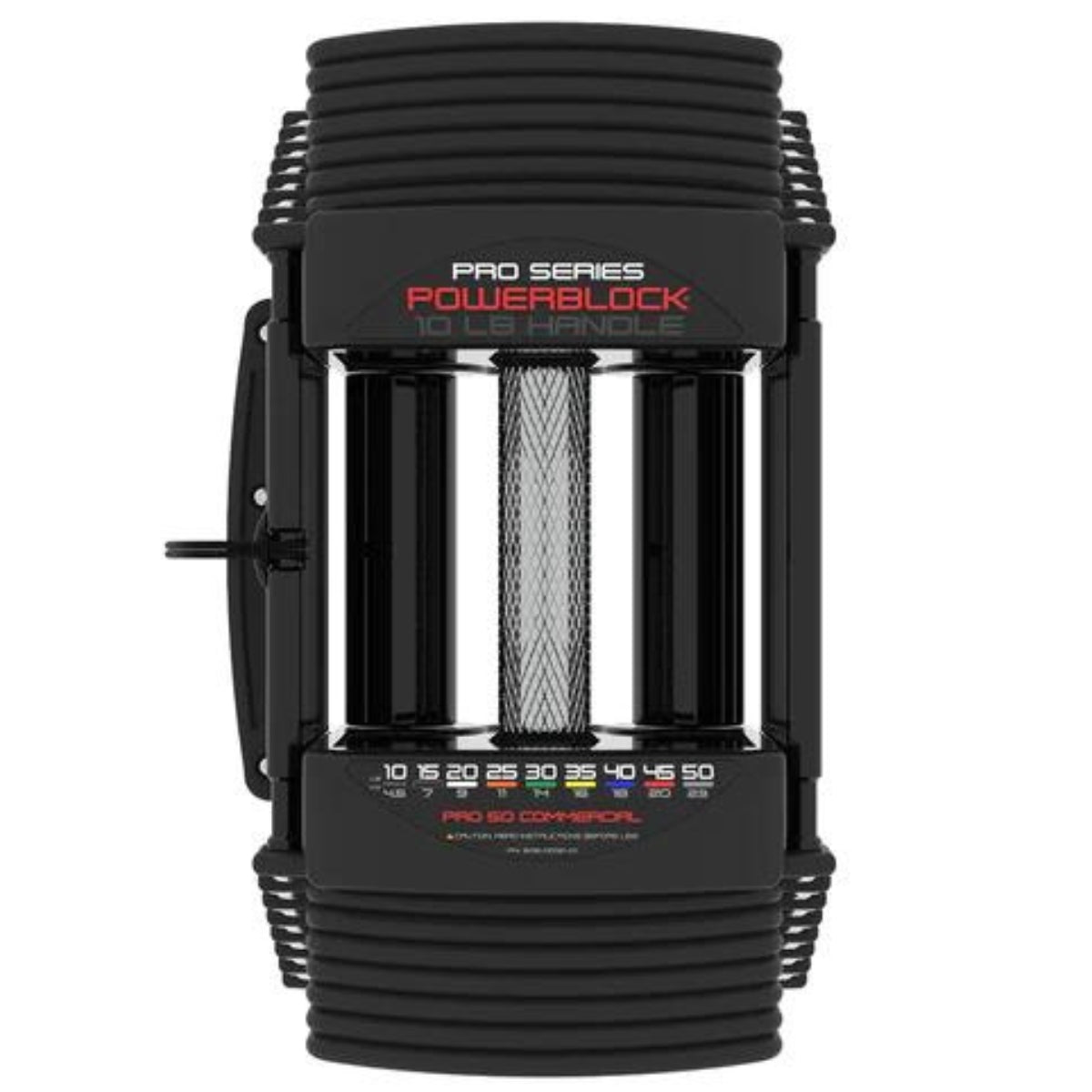 Verstelbare dumbbells 2 tot 22.5 KG (set van 2) incl. Dumbbellstandaard - Powerblock Pro 50 Commercial PBCOM50