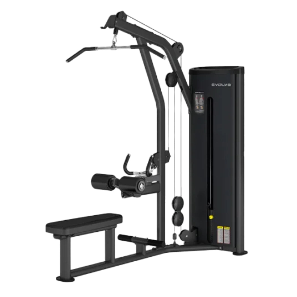 Pull down / Mid row Machine - Evolve Fitness Econ Series EC-026 Dual Function Selectorized