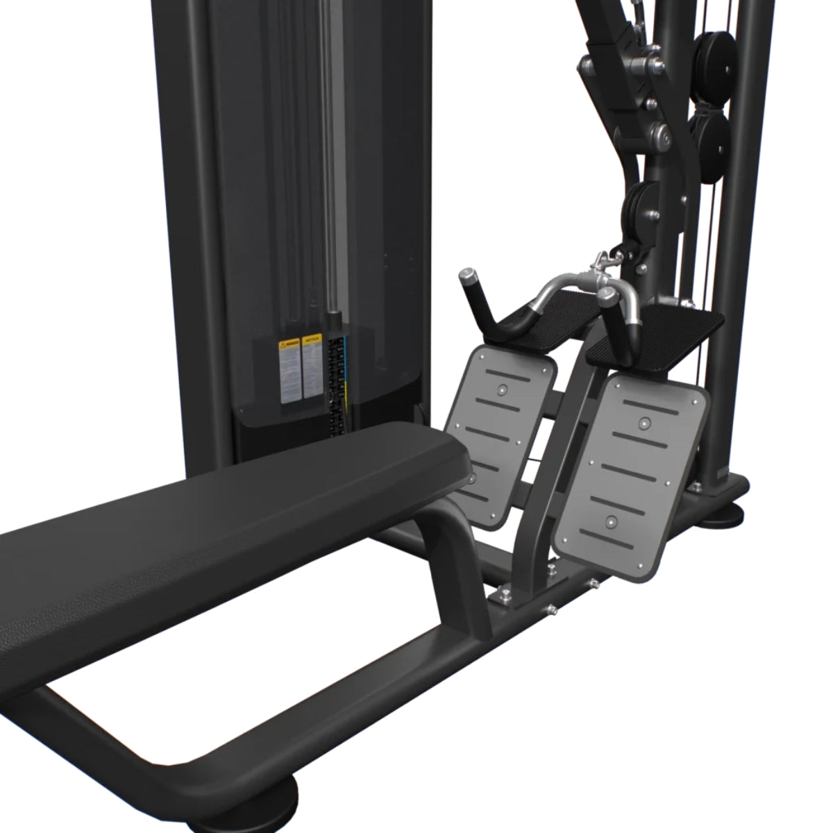 Latzug-/Rudermaschine – Evolve Fitness Ultra Series SC-UL-260 mit Gewichtsauswahl