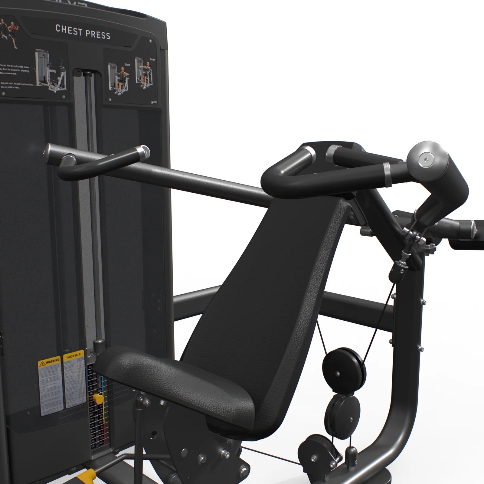 Machine de développé épaules - Evolve Fitness Ultra Series SC-UL-040 à sélection de charge