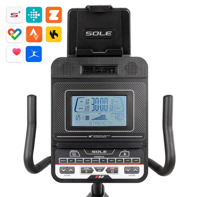 Sole Fitness R92 ligfiets hometrainer (nieuwste model)
