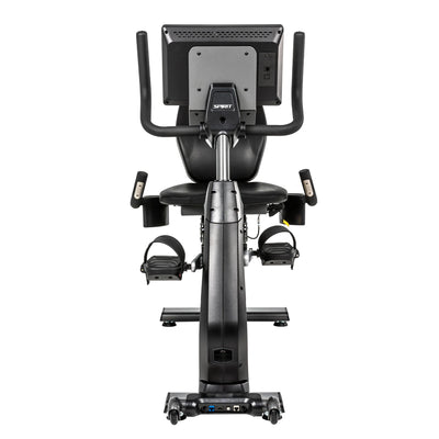 Spirit Fitness CR1000ENT Phantom - Professionele ligfiets hometrainer met touchscreen entertainment scherm - Gratis montage aan huis