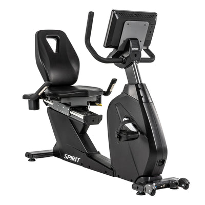 Spirit Fitness CR1000ENT Phantom - Professionele ligfiets hometrainer met touchscreen entertainment scherm - Gratis montage aan huis
