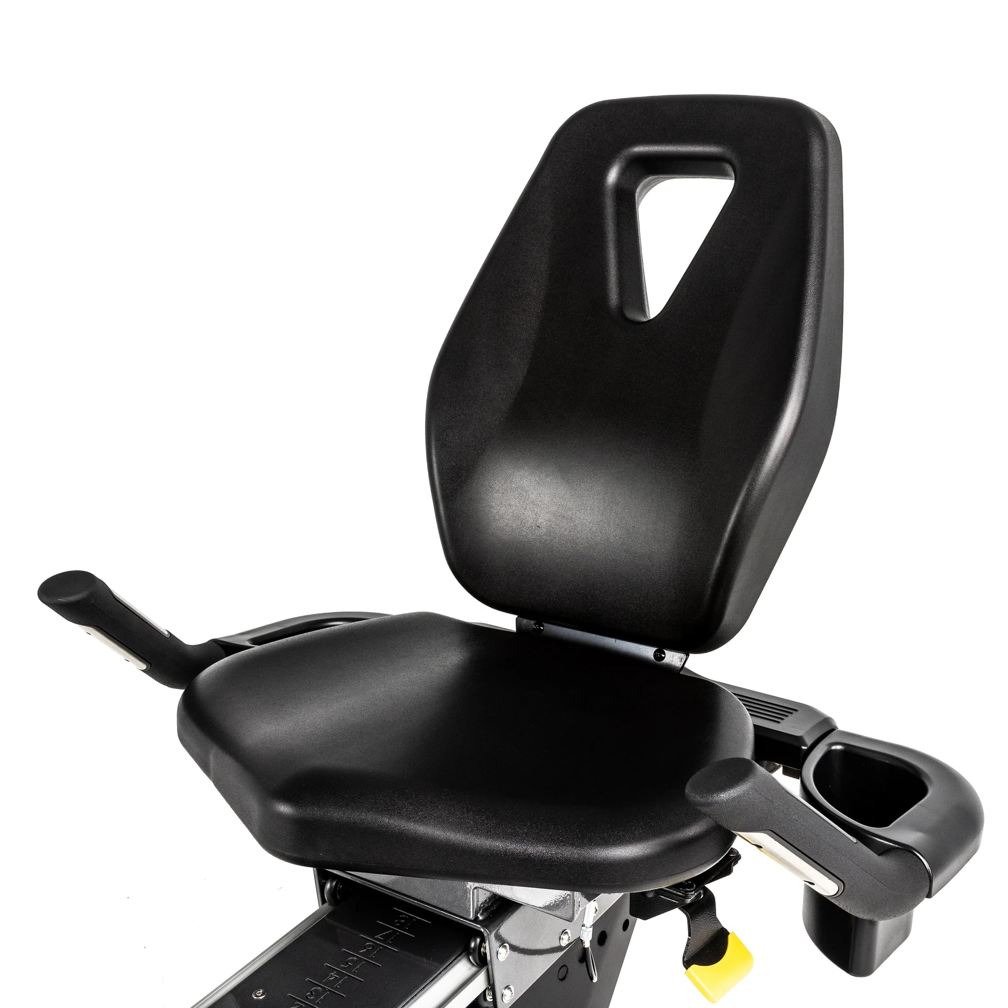 Spirit Fitness CR1000ENT Phantom - Vélo d'appartement semi-allongé professionnel avec écran de divertissement tactile - Installation gratuite à domicile