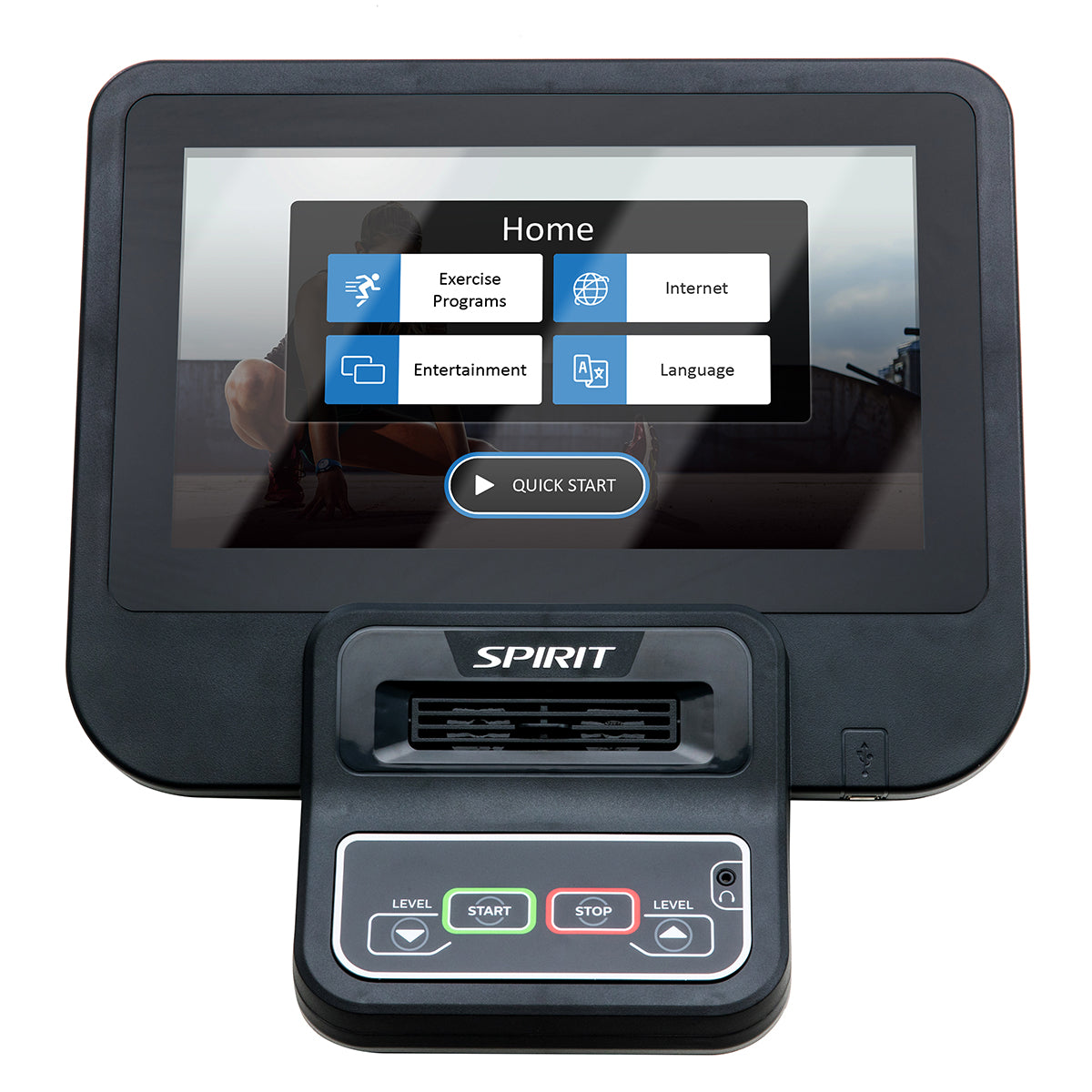 Spirit Fitness CR800ENT ligfiets hometrainer met entertainment console - Gratis montage aan huis