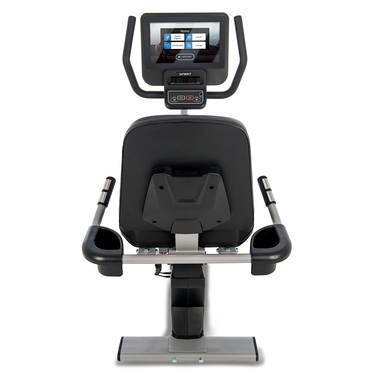 Spirit Fitness CR800ENT ligfiets hometrainer met entertainment console - Gratis montage aan huis