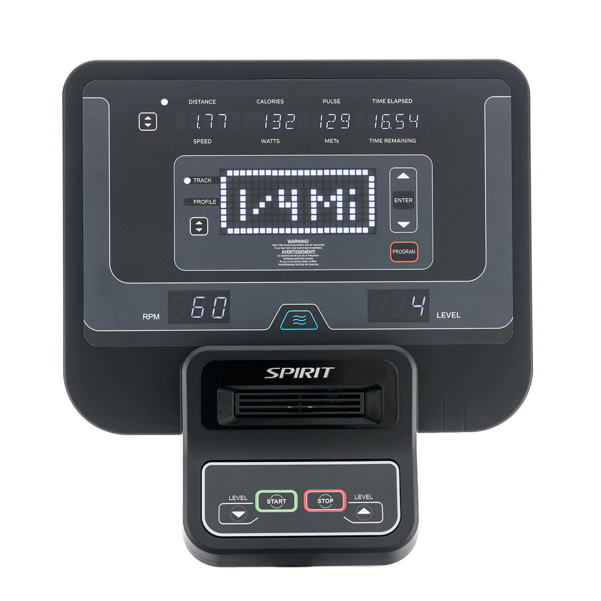 Spirit Fitness CU800+ hometrainer - Gratis montage aan huis