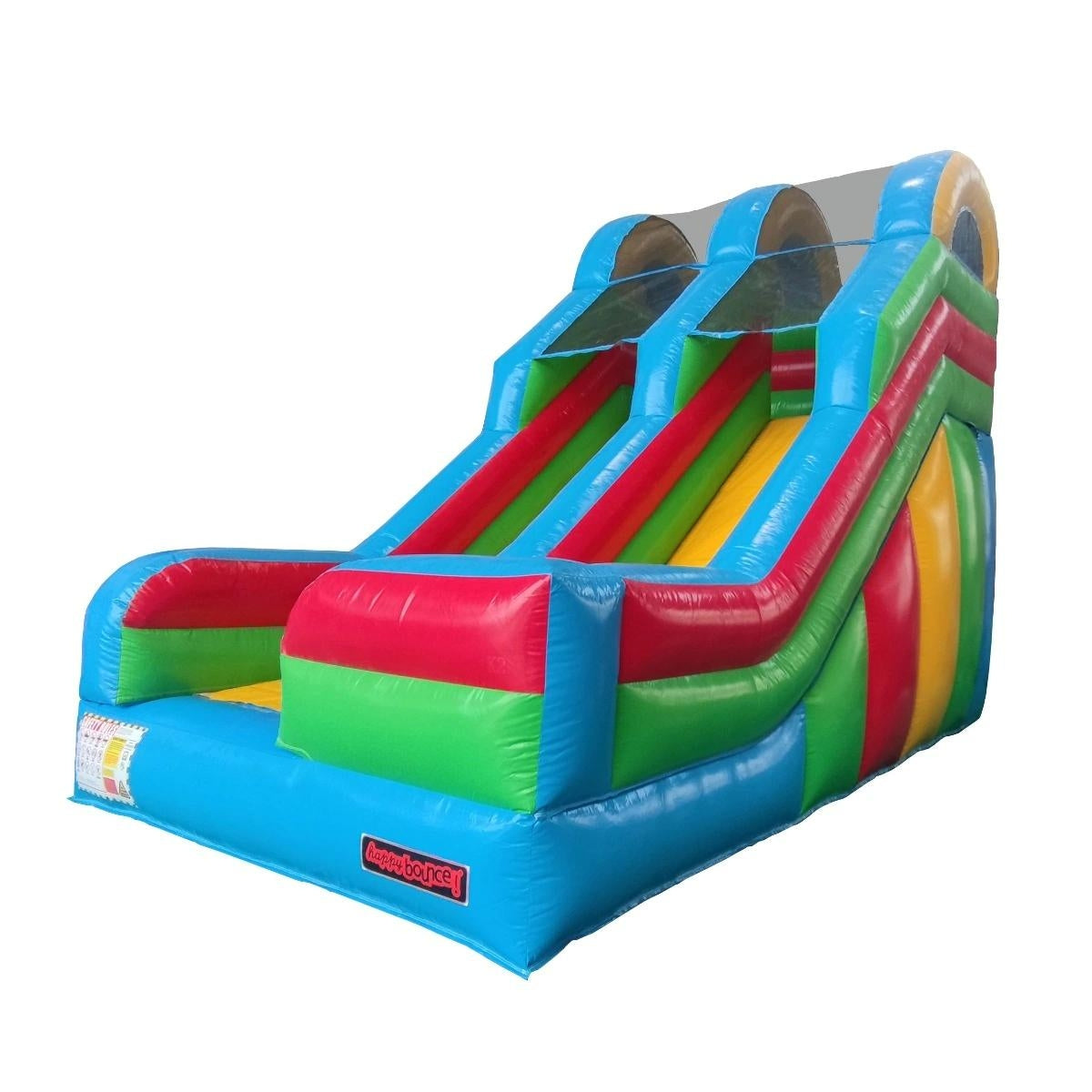 Avyna Happy Bounce Springkussen High and Colorful Slide (pvc) – 4 personen
