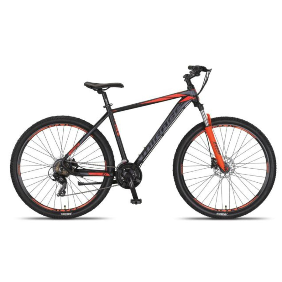 Umit Mirage Mountainbike Zwart/oranje - 27.5 inch wielen / Unisex 21V V-Brakes