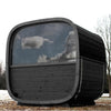 Sauna extérieur pour 4 personnes - Holl's Black Cube Onyxia Thermowood