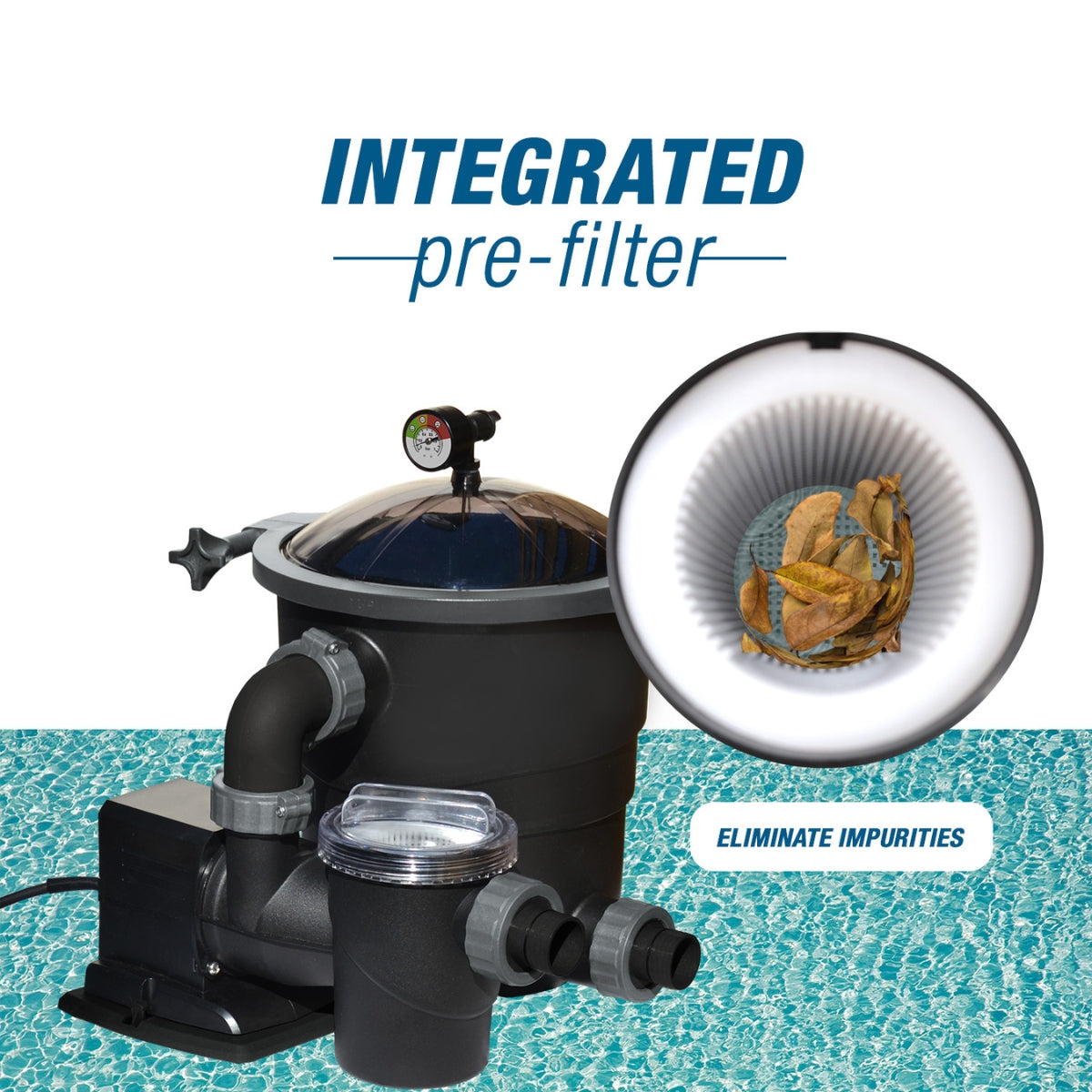 Poolex Filter Max (400mm) - Filtersysteem met filterbolletjes voor zwembad