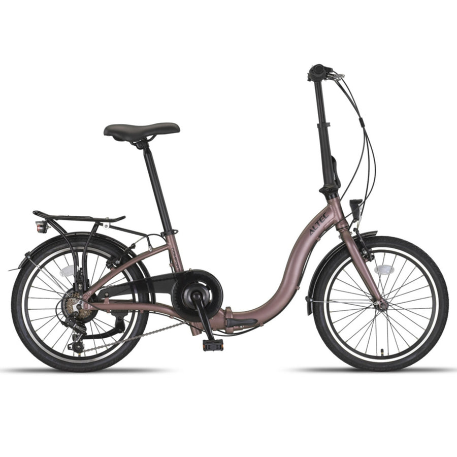 Altec Comfort vouwfiets - Unisex 6V V-Brakes terracotta 39 cm 20 inch