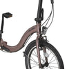 Altec Comfort vouwfiets - Unisex 6V V-Brakes terracotta 39 cm 20 inch
