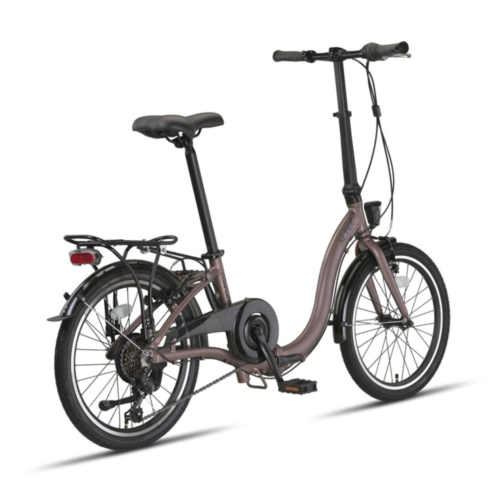 Altec Comfort vouwfiets - Unisex 6V V-Brakes terracotta 39 cm 20 inch