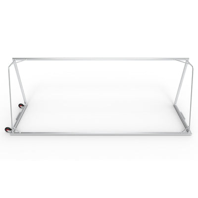 Professioneel aluminium senior voetbaldoel met wielen - Alusport TPW720_WS - 732 x 244 cm - incl. net